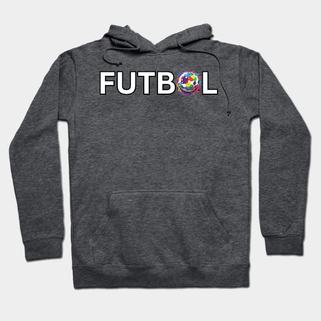 SCTX015 - Futbol Balon Colores Hoodie by Tee Vibes Co.